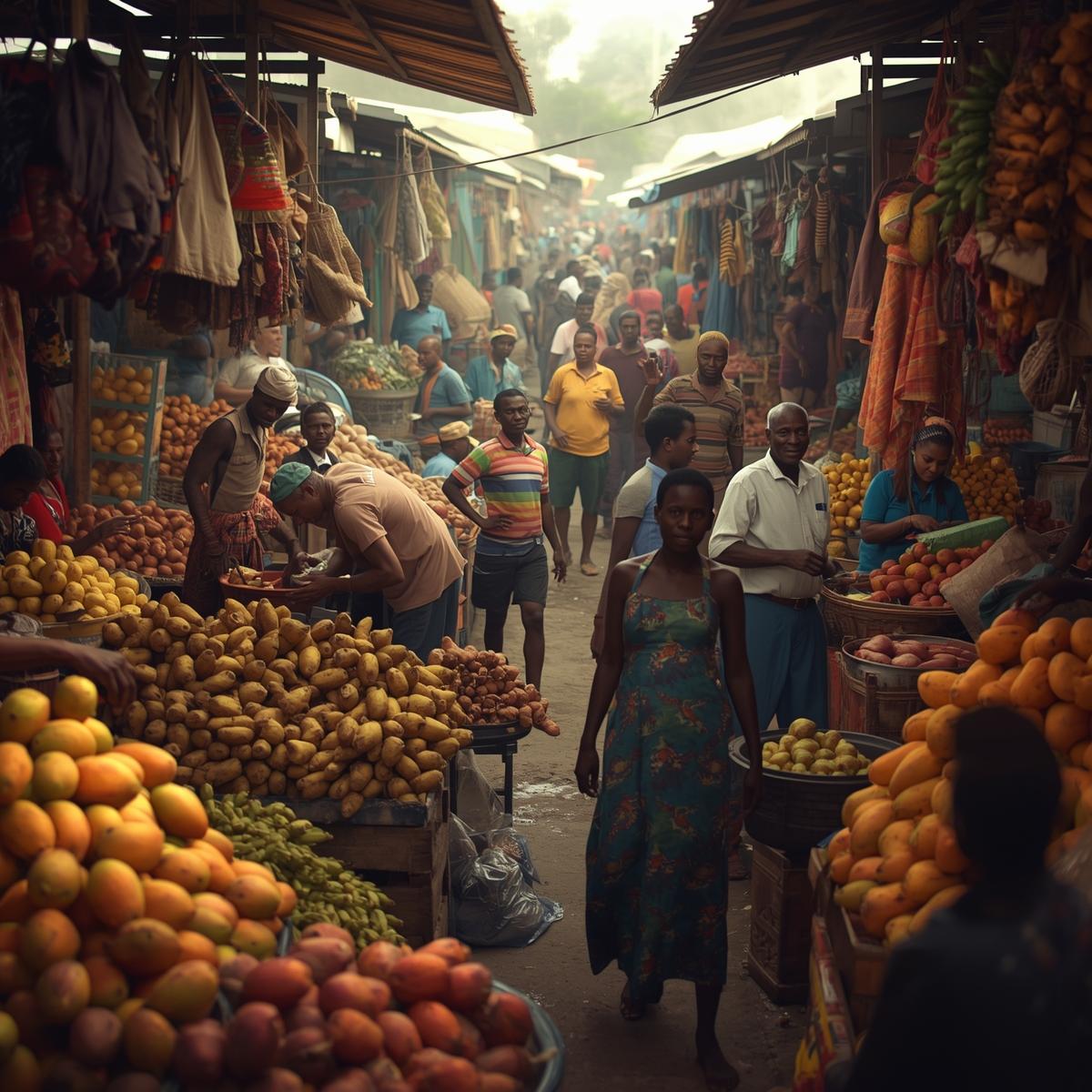 Fresh agricultural produce from Nigerian farms